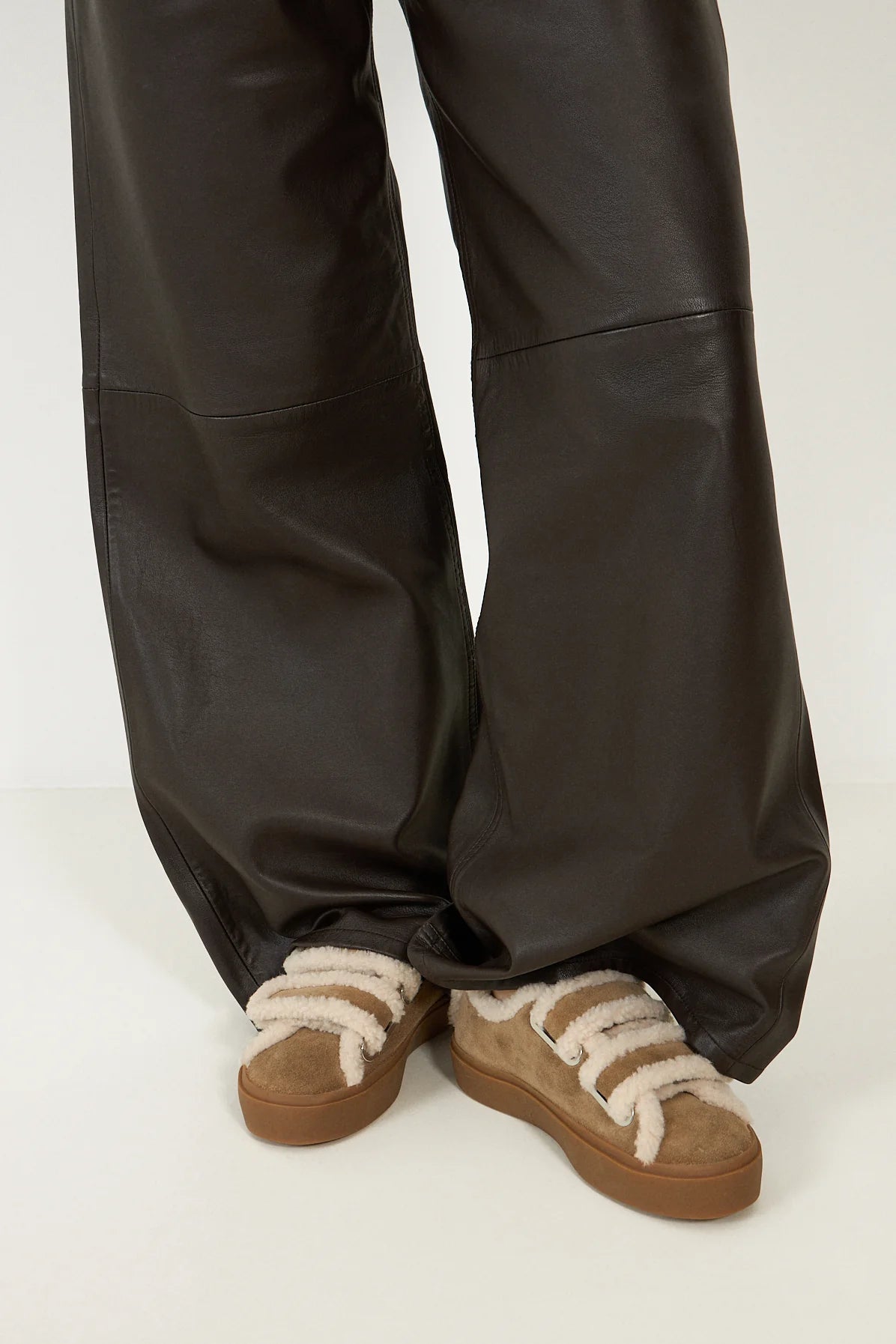 Low Shearling Sneakers